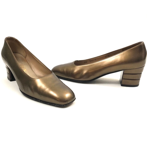 ferragamo block heels